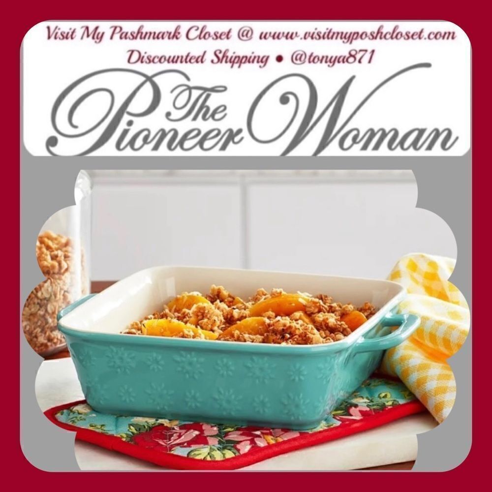 🦋 New Pioneer Woman Fancy Flourish 8-Inch Baker Dish